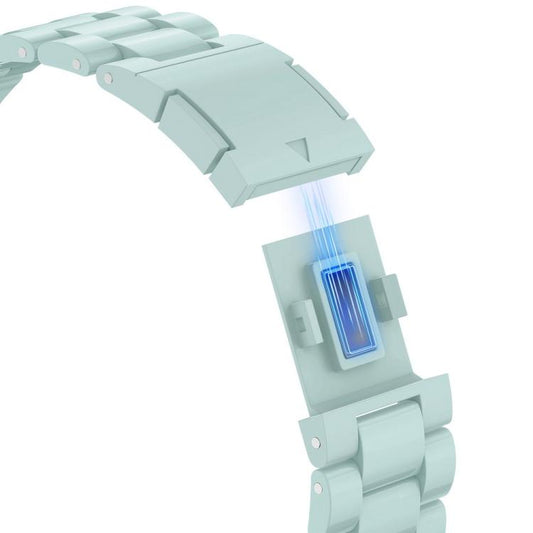 For Samsung Galaxy Watch 7 40mm / 44mm Candy Three Beads Magnetic Buckle Watch Band(Light Green) by bashfashion