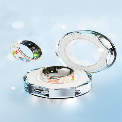 R18 SIZE 8 Smart Ring, Support Heart Rate / Blood Oxygen / Sleep / Care For Faimilies(Rose Gold) by bashfashion