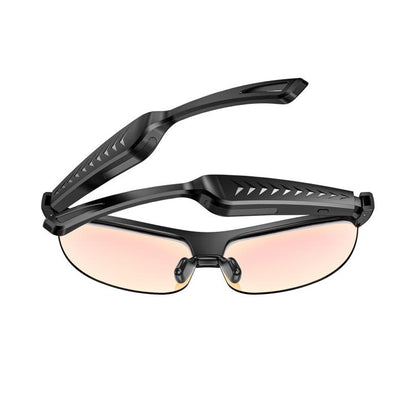L01 Smart Glasses, Support AI Intelligent Translation / Bluetooth Call / Intelligent Noise Reduction(Pink) by bashfashion