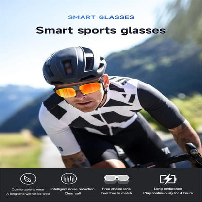 L01 Smart Glasses, Support AI Intelligent Translation / Bluetooth Call / Intelligent Noise Reduction(Grey) by bashfashion