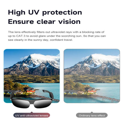 L01 Smart Glasses, Support AI Intelligent Translation / Bluetooth Call / Intelligent Noise Reduction(Orange) by bashfashion