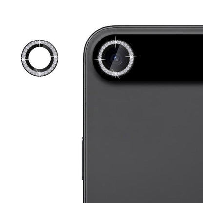 For iPhone Air Kalebol Individual Camera Lens Diamond Ring Protector(Black) by Kalebol