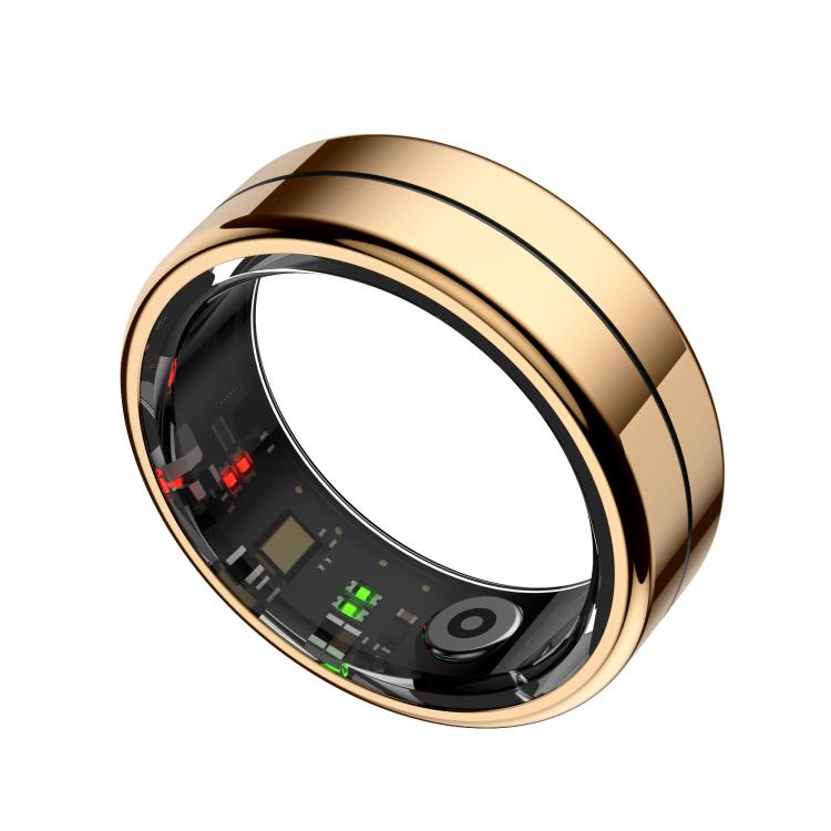 R04 SIZE 13 Smart Ring, Support Heart Rate / Blood Oxygen / Sleep Monitoring / Take Photos(Rose Gold) by bashfashion