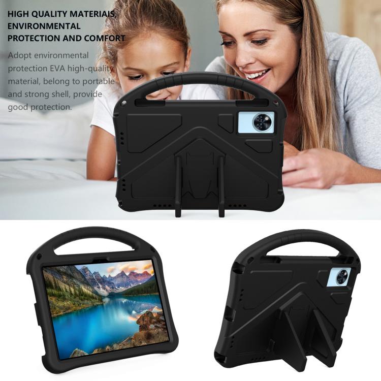 For Doogee U11 / U11 Pro 11 2025 EVA Shockproof Tablet Case with Holder(Black) by bashfashion