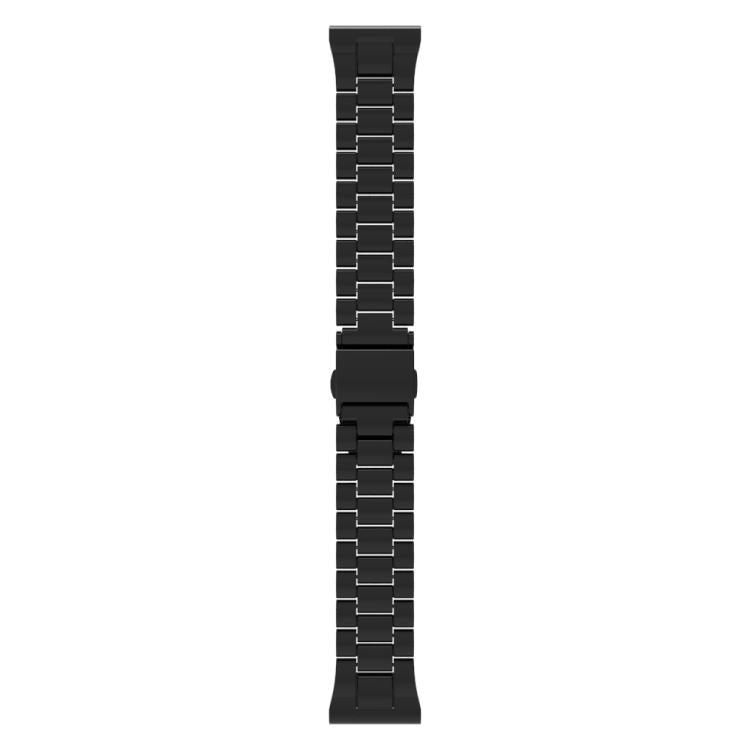 For Gamin 26mm Three Beads Plastic Quick Release Watch Band(Black) by bashfashion