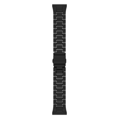 For Gamin 26mm Three Beads Plastic Quick Release Watch Band(Black) by bashfashion