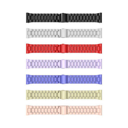 For Gamin 26mm Three Beads Plastic Quick Release Watch Band(Black) by bashfashion