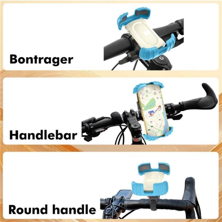 Z012 360 Degree Rotation Universal Cellphone Holder Motorcycle Bicycle Handlebar Phone Mount(Khaki) by bashfashion