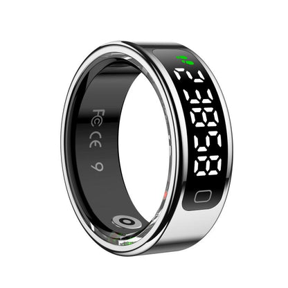 R11C SIZE 9 Smart Ring, Support Heart Rate / Blood Oxygen / Sleep Monitoring / Multiple Sport Modes(Silver) by bashfashion