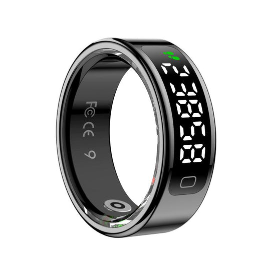R11C SIZE 13 Smart Ring, Support Heart Rate / Blood Oxygen / Sleep Monitoring / Multiple Sport Modes(Black) by bashfashion