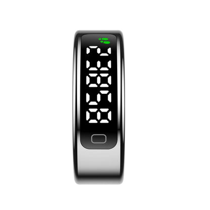 R11C SIZE 13 Smart Ring, Support Heart Rate / Blood Oxygen / Sleep Monitoring / Multiple Sport Modes(Silver) by bashfashion