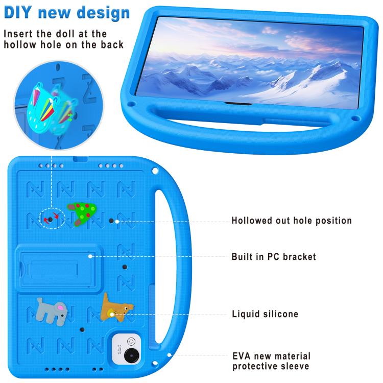 For Honor Pad X9 Pro / X9a 2025 Cartoon Sparrow EVA Shockproof Tablet Case(Blue) by bashfashion