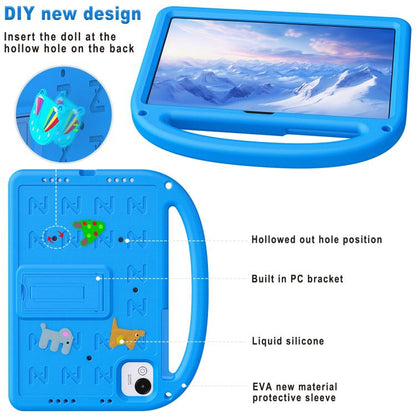 For Honor Pad X9 Pro / X9a 2025 Cartoon Sparrow EVA Shockproof Tablet Case(Blue) by bashfashion