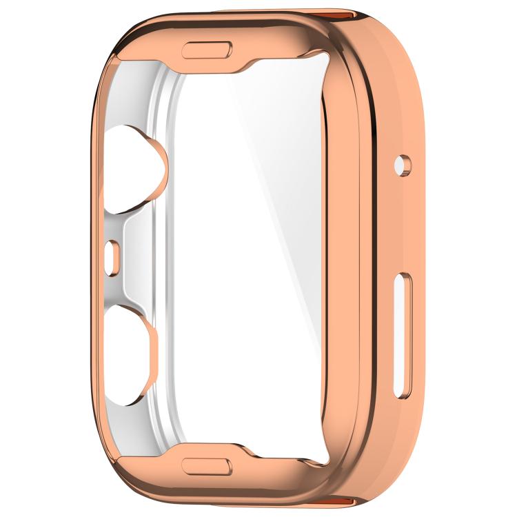 For Huawei Watch Fit 4 Pro Electroplated TPU Full Coverage Watch Protective Case(Rose Gold) by bashfashion