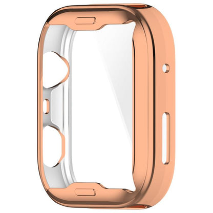 For Huawei Watch Fit 4 Pro Electroplated TPU Full Coverage Watch Protective Case(Rose Gold) by bashfashion