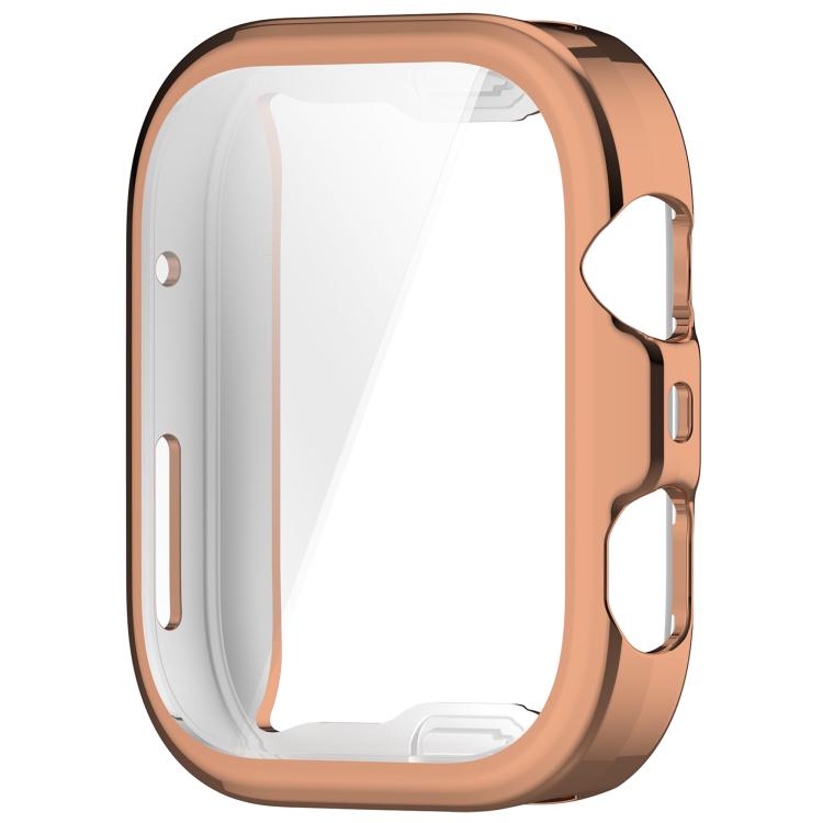 For Huawei Watch Fit 4 Pro Electroplated TPU Full Coverage Watch Protective Case(Rose Gold) by bashfashion
