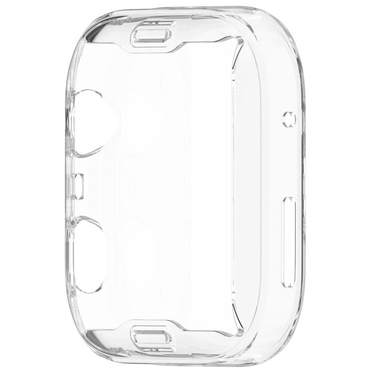 For Huawei Watch Fit 4 Pro Electroplated TPU Full Coverage Watch Protective Case(Transparent) by bashfashion