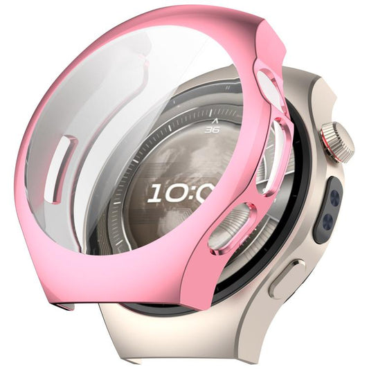 For Huawei Watch 5 42mm Electroplated TPU Full Coverage Watch Protective Case(Pink) by bashfashion