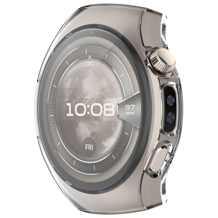 For Huawei Watch 5 42mm Electroplated TPU Full Coverage Watch Protective Case(Transparent) by bashfashion