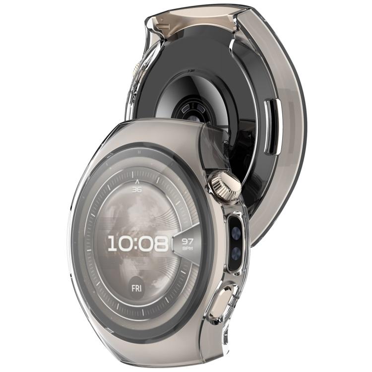 For Huawei Watch 5 42mm Electroplated TPU Full Coverage Watch Protective Case(Transparent) by bashfashion