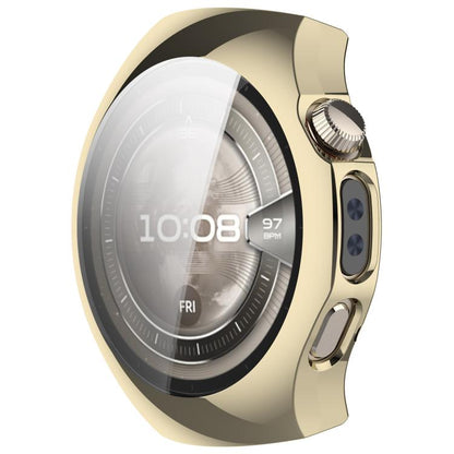 For Huawei Watch 5 46mm Electroplated TPU Full Coverage Watch Protective Case(Light Gold) by bashfashion
