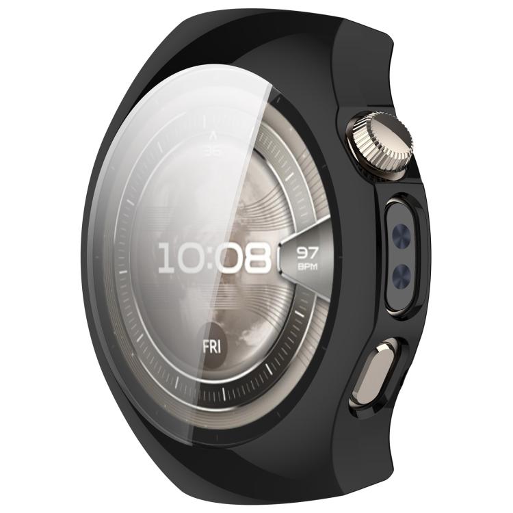For Huawei Watch 5 46mm Electroplated TPU Full Coverage Watch Protective Case(Black) by bashfashion
