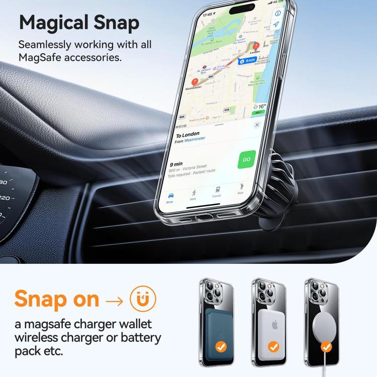 For iPhone 16 Pro Kalebol Highly Transparent PC Hybrid TPU Phone Case by Kalebol