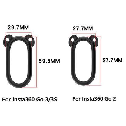 For Insta 360 Go 2 Solid Color Silicone Protective Case(White) by bashfashion