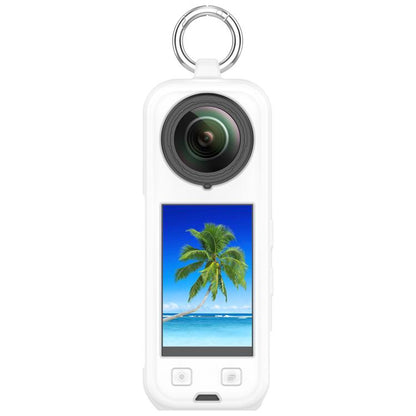 For Insta360 X5 Silicone Protective Case(White) by bashfashion