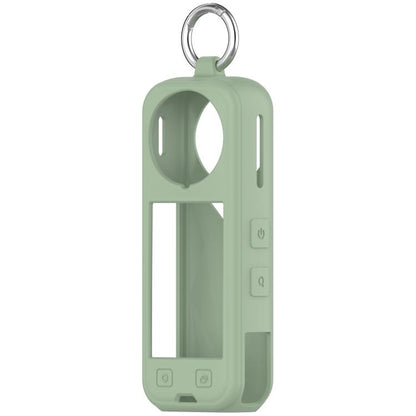 For Insta360 X5 Silicone Protective Case(Ice Lake Green) by bashfashion