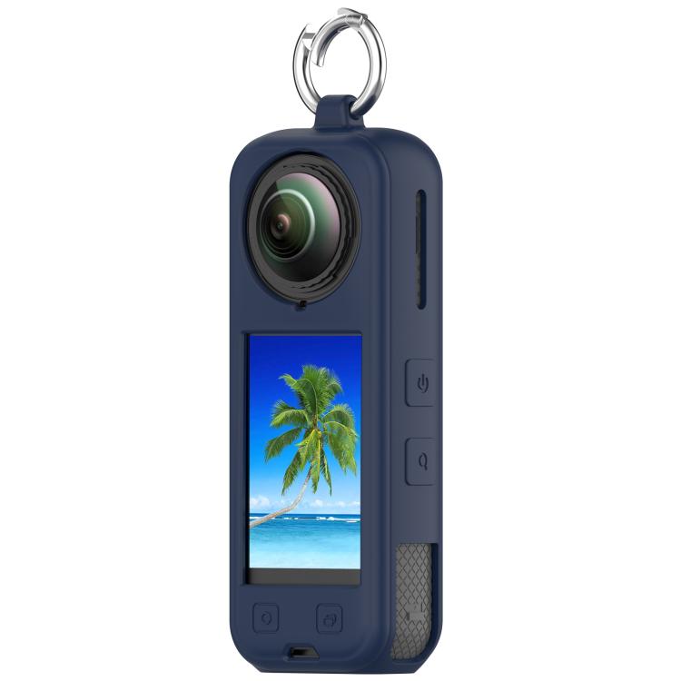 For Insta360 X5 Silicone Protective Case(Midnight Blue) by bashfashion