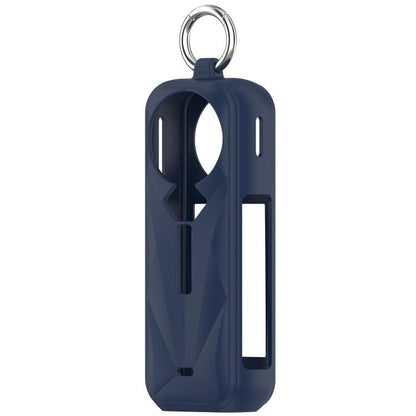 For Insta360 X5 Silicone Protective Case(Midnight Blue) by bashfashion