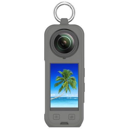 For Insta360 X5 Silicone Protective Case(Dark Gray) by bashfashion