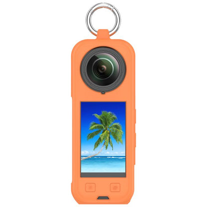 For Insta360 X5 Silicone Protective Case(Orange) by bashfashion