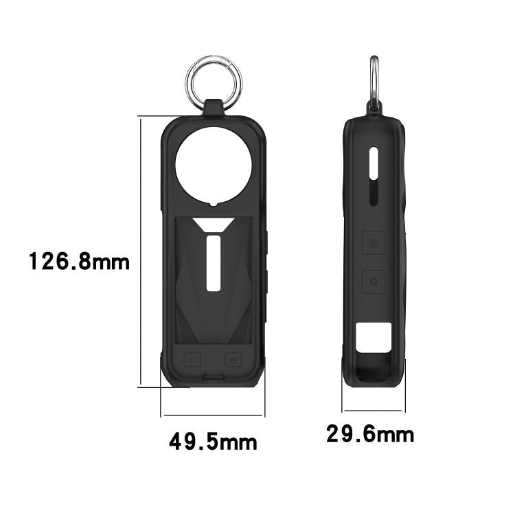 For Insta360 X5 Silicone Protective Case(White) by bashfashion