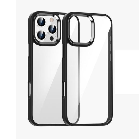 For iPhone 16 Pro Max Kalebol Gold Shield PC Hybrid TPU Phone Case(Black) by Kalebol