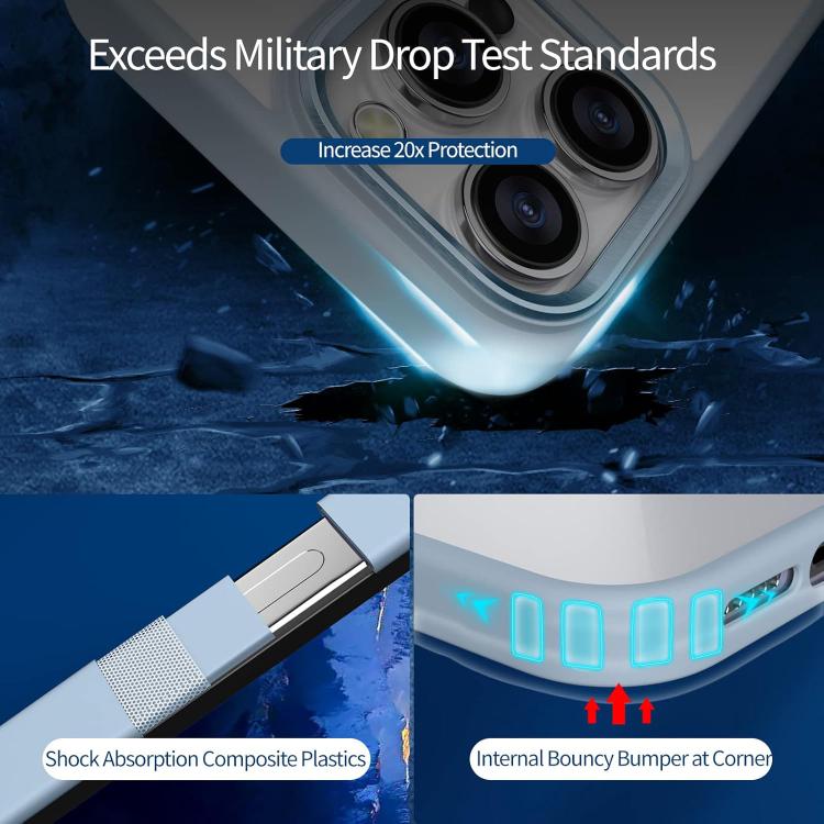 For iPhone 16 Plus Kalebol Gold Shield PC Hybrid TPU Phone Case(Lake Green) by Kalebol