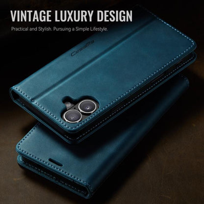 For iPhone 17 CaseMe 033 Calf Leather Lining Microfibre RFID Blocking Phone Case(Green) by CaseMe