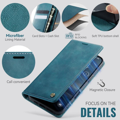 For iPhone 17 Pro CaseMe 033 Calf Leather Lining Microfibre RFID Blocking Phone Case(Green) by CaseMe