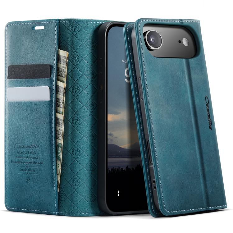 For iPhone Air CaseMe 033 Calf Leather Lining Microfibre RFID Blocking Phone Case(Green) by CaseMe