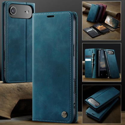 For iPhone Air CaseMe 033 Calf Leather Lining Microfibre RFID Blocking Phone Case(Green) by CaseMe