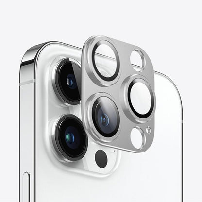 For iPhone 14 Pro Max Kalebol Armor Full-Coverage Metal Lens Ring Protector Film(Silver) by Kalebol