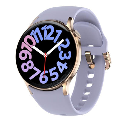 Sense 6 1.43 AMOLED Screen IP68 Waterproof Bluetooth Call Smartwatch Supports Health Monitoring(Purple) by bashfashion