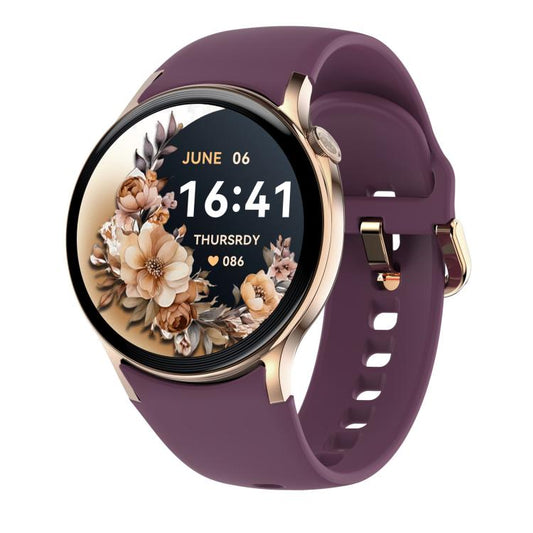 Sense 6 1.43 AMOLED Screen IP68 Waterproof Bluetooth Call Smartwatch Supports Health Monitoring(Wine Red) by bashfashion