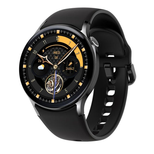 Sense 6 1.43 AMOLED Screen IP68 Waterproof Bluetooth Call Smartwatch Supports Health Monitoring(Black) by bashfashion