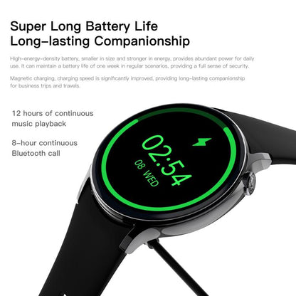 Sense 6 1.43 AMOLED Screen IP68 Waterproof Bluetooth Call Smartwatch Supports Health Monitoring(Black) by bashfashion
