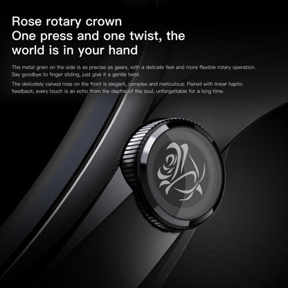 Sense 6 1.43 AMOLED Screen IP68 Waterproof Bluetooth Call Smartwatch Supports Health Monitoring(Pink) by bashfashion