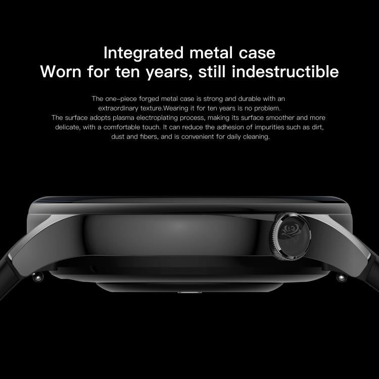 Sense 6 1.43 AMOLED Screen IP68 Waterproof Bluetooth Call Smartwatch Supports Health Monitoring(Black) by bashfashion