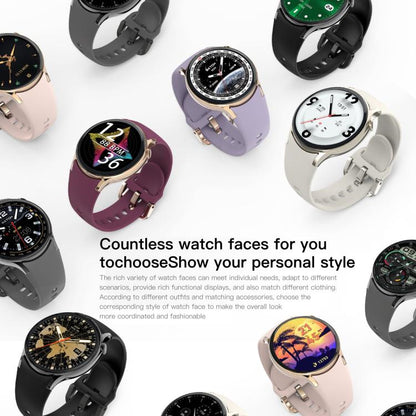 Sense 6 1.43 AMOLED Screen IP68 Waterproof Bluetooth Call Smartwatch Supports Health Monitoring(Pink) by bashfashion