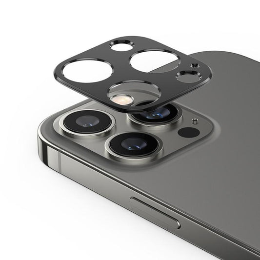 For iPhone 14 Pro Max Kalebol Metal Hollow Lens Protection Ring(Black) by Kalebol